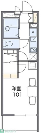 レオパレスつくばの物件間取画像